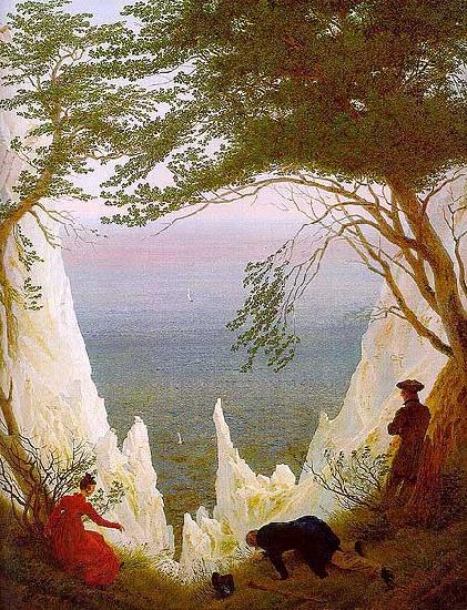 Caspar David Friedrich Caspar David Friedrich Chalk Cliffs on Rugen China oil painting art
